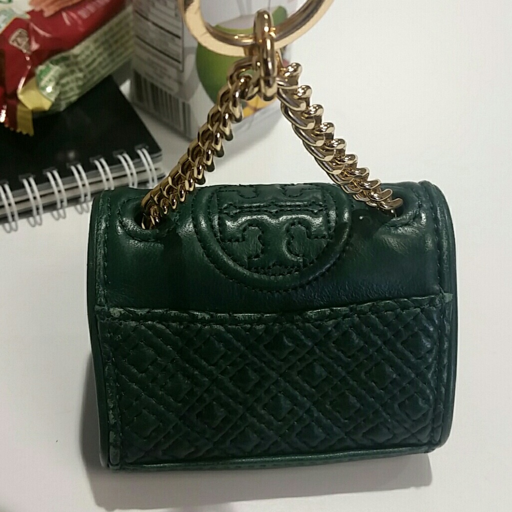 Tori Burch keychain purse
